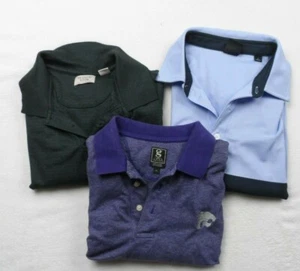 Lote de 3 camisetas polo para hombre talla M equipo para deportes Hudson río Dunning golf - Imagen 1 de 9