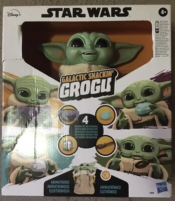 ~ STAR WARS The Mandalorian Galactic Snackin' Grogu аниматронная игрушка ~ - Изображение 1 из 4