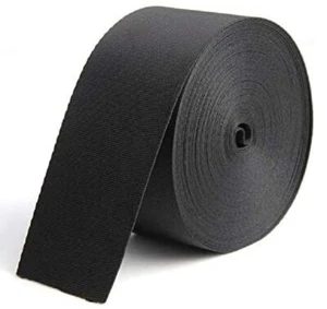 10 Yards 2 Zoll breit schwarz Nylon strapazierfähig Gurtband schwere Riemen Hängematten - Bild 1 von 2