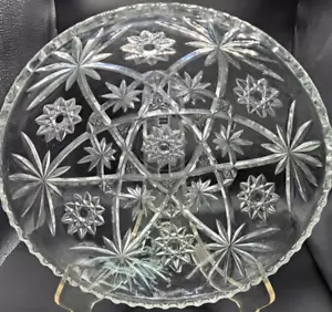 Star of David 10.25 inch Glass Bowl - Picture 1 of 4