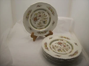 ADAMS CHINA WEDGWOOD GROUP ENGLISH IRONSTONE JEDDO 8.25" SALAD PLATE SET OF 6 - Picture 1 of 3