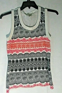 Maglione Aubergene donna taglia XL multicolore senza maniche rayon nylon spandex - Foto 1 di 9