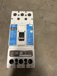 👀 CUTLER HAMMER 250 AMP CIRCUIT BREAKER 600 VAC 3 POLE HJD3250F W/ 200 AMP TRIP - Picture 1 of 1