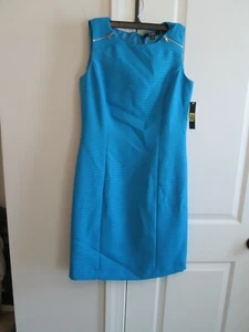 Neu mit Etikett * DAMENGRÖSSE 8 ALEX MARIE ÄRMELLOSES BLAUES KLEID * MULHOLLARD * 129 $ - Bild 1 von 6