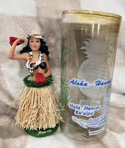 Vintage Aloha Hawaii Hula Dancer Girl Ku'uipo principalmente cruscotto auto Hula Girl - Foto 1 di 5