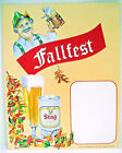1981 Stag Beer Fallfest W/ Stag Beer Can Cardboard Store Price Sign