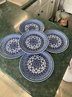 Set Of 5 Staffordshire, Harmony  Hand Engraved Plates By Alfred Meakin Nice!