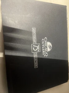 Chicago Cutlery Steak Knife 8 Set in Box 75th Anniversary Collection Excellent - Picture 1 of 4