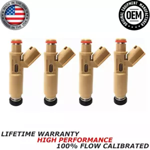 x4 NEW GENUINE OEM DENSO Fuel Injectors for 2000-2005 Toyota Celica 1.8L I4 - Bild 1 von 5