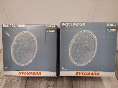 Farol básico de halogênio selado Sylvania H6024 (pacote com 2 peças) - Imagem 1 de 4