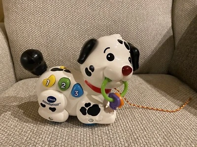 V-Tech Pull Toy Puppy Kids Toddler Toys Pull Along Learning Toy Pretend Dog Pet - Image 1 of 4