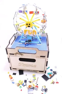 Lego Aufbewarungsbox  | Lego Box mit Bauplatte - Picture 1 of 16