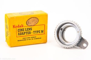 Cine Kodak Lens Adapter for Magazine 8 and 16 Cameras S to M Mount MINT V24