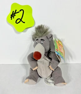 Vintage Mattel Disney Classic The Jungle Book Baloo Plush 6" NWT - Picture 1 of 4