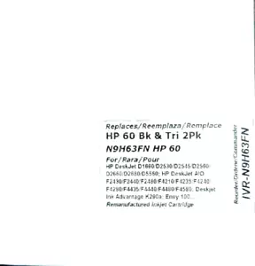 Innovera Black/Tri-Color Ink, Replacement for HP 60 N9H63FN - Picture 1 of 1