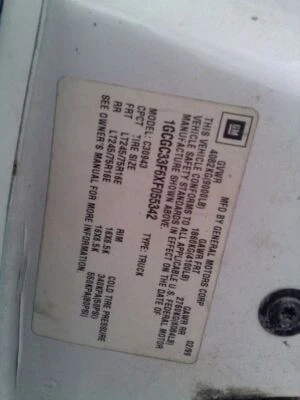 Radiator I-beam Front Axle Only Fits 99-02 CHEVROLET 3500 PICKUP 1351109 Foto 1 de 4