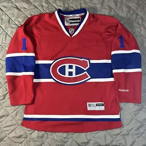 Reebok Montreal Canadiens Trikot Herren Large rot blau Eishockey Pullover Kanada - Bild 1 von 14