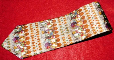 EL MUSEO DE BELLAS ARTES BOSTON CORBATA TEMÁTICA GENTE MULTICOLOR - CORBATAS DE DISEÑADOR. Foto 1 de 3