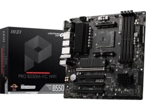 (Reacondicionada de fábrica) Placa madre MSI PRO B550M-VC WIFI AM4 AMD Micro ATX - Imagen 1 de 5