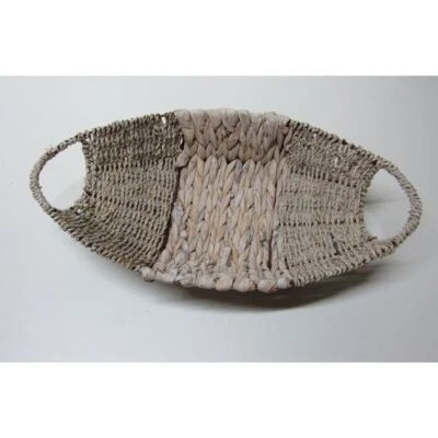 B-Ware Deko Schale Korb Tischdeko Wasserhyazinthe  Seegras Größe :45 x 25 cm  - Bild 1 von 4