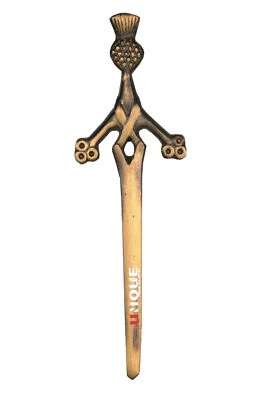 "Pin escocés escocés para hombre diseño celta Kilt acabado antiguo 4"" de largo" Foto 1 de 3