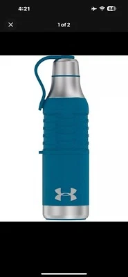 Botella de agua Under Armour UA de acero inoxidable de resistencia interna 18 OZ azul frío-caliente Foto 1 de 4