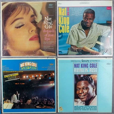 NAT KING COLE 4-RECORD LOT:  The Touch Of Your Lips, At The Sands, +2 Foto 1 de 4