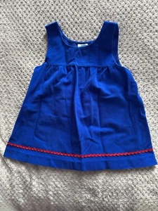 Rare Vintage Girls Dress Blue 60’s / 70’s - Size (up to 4yrs) - Picture 1 of 3