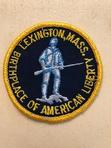 LEXINGTON MASS. REVOLUTION PATCH - Picture 1 of 2