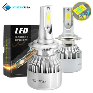Kit de faros LED COB Syneticusa H7 bombillas de haz bajo blanco alta potencia - Imagen 1 de 12