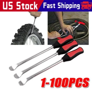 Steel Tire Spoon Lever Iron Kit Professional Motorcycle Tire Changing Tool USA - Picture 1 of 8