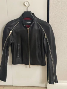 dsquared2 leather jacket - Picture 1 of 7