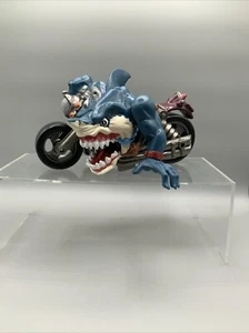 Vintage Street Sharks Ripster Motorcycle Rip Rider Action Figure Mattel 1995 Toy - Picture 1 of 8