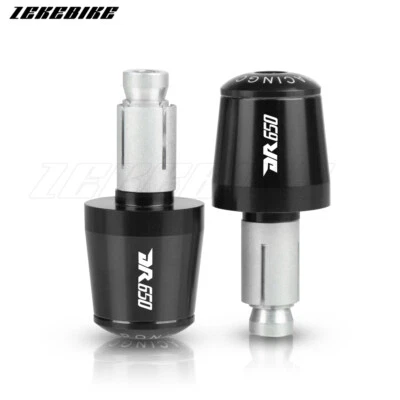 Handlebar Grip End Caps Bar Plugs For SUZUKI DR650 DR650S DR650SE GSF650 7/8'' - Image 1 of 4