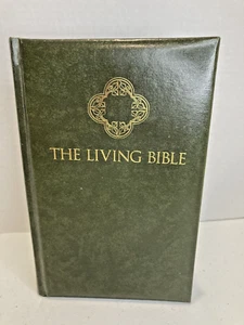 The Living Bible Paraphrased Green Hardcover Binding 978-0-8423-2247-8 Tyndale - Imagen 1 de 9