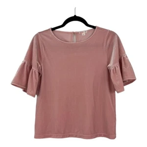 Crewcuts Girls Size 14 Pink Velvet Top Style J6983 - Picture 1 of 3