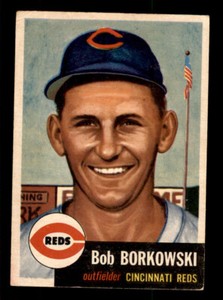 1953 Topps #7 Bob Borkowski EX