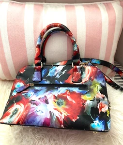Leona Edmiston cross body top handle multi colour bag vegan leather - Picture 1 of 7