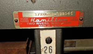 Hamilton Shallow 50 Flat Drawer Steel Unit collectable "Printers Type?" Can Ship - Picture 1 of 9