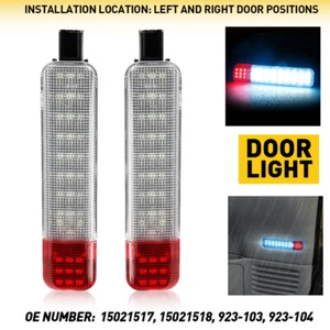 2X For Hummer H2 2003-2009 LED Door Panel Lights Courtesy Lamps White Clear Lens - Picture 1 of 12