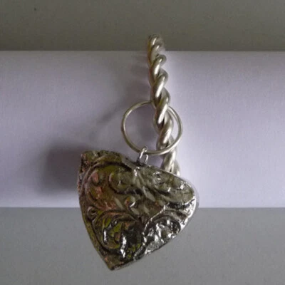 Nobile Tovaglioli 2er Set Argentato Herzchen Matrimonio Battesimo Natale - Immagine 1 di 4