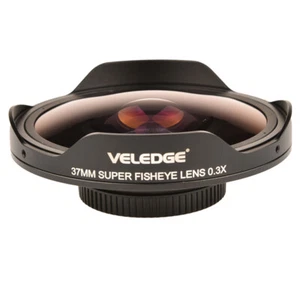 37 mm/43 mm 0,3 x obiettivo ultra grandangolare Fisheye per videocamera - Foto 1 di 9