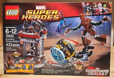 LEGO 76020 Marvel Super Heroes Knowhere Escape Mission Guardians Sellado de Fábrica Foto 1 de 4