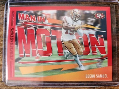 2023 Rookies & Stars Deebo Samuel Man in Motion Longevity Red #MM-7 49ers - Image 1 of 2