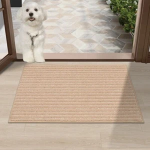 Indoor Door Floor Mat, Dirt Trapper Rug, Anti Slip, Machine Washable, 20"x32" - Picture 1 of 8