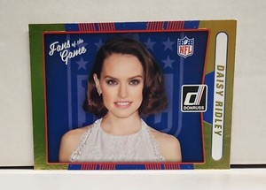 DAISY RIDLEY 2016 Donruss Fans of the Game GOLD ~ Star Wars