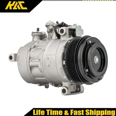 A/C Compressor w/ Clutches For Mercedes-Benz C300 2015-2021 E300 2017-19 168324 - Image 1 of 4