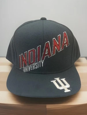Adidas Indiana Hoosiers Sombrero Snapback Gris Gorra IU Universidad Gris Rojo NCAA Foto 1 de 4