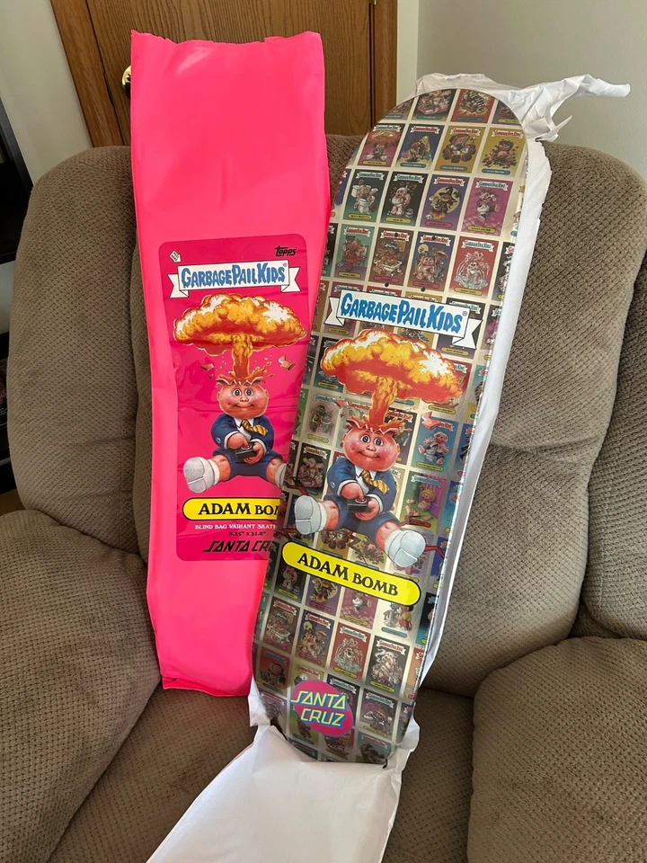 Garbage Pail Kids SANTA CRUZ SKATEBOARD-Nostalgia Overload Sealed NEW - Image 1 of 1