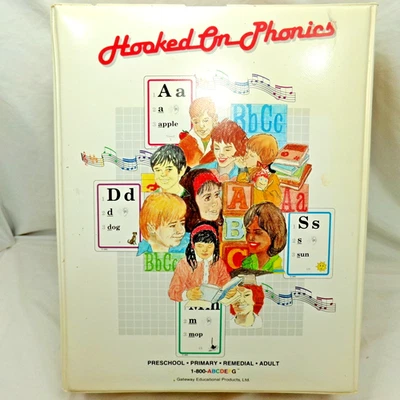 Enganchado a Fonética Preescolar Primario Remedio Libros Adultos Tarjetas Cintas de Cassette Foto 1 de 4